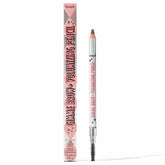 Benefit pencil front packaging showing product and shade for easy identification and portability