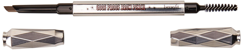 Benefit Goof Proof Brow Pencil No.2 Light closeup highlights precise teardrop tip for effortless shaping.