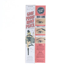Benefit Goof Proof Brow Pencil shade 03 Medium swatch showing versatile color match