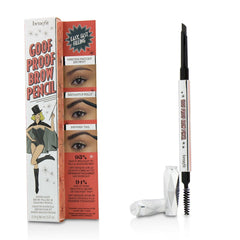 Benefit Goof Proof Brow Pencil shade 3.75 warm swatch highlights natural brows.