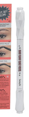 Benefit Goof Proof Brow Pencil spoolie in use blending color for natural-looking, groomed brows
