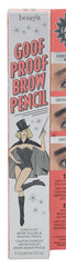 Benefit Goof Proof Brow Pencil tip close-up demonstrating non-sharpen molded tip for precise strokes