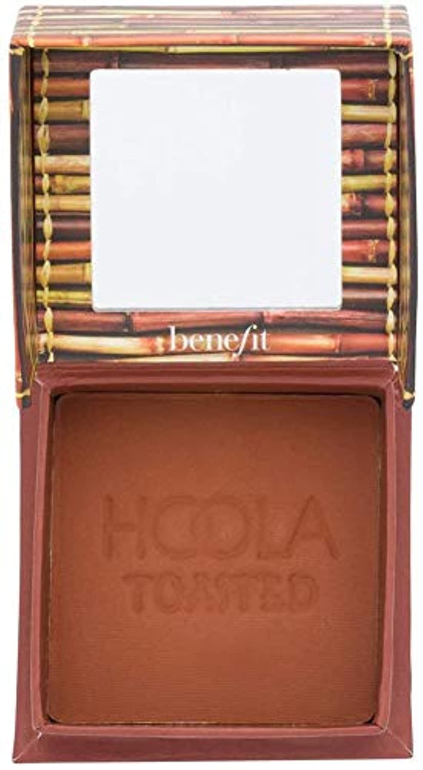 Benefit Hoola Toasted Deep compact front view showing sleek packaging and product name
