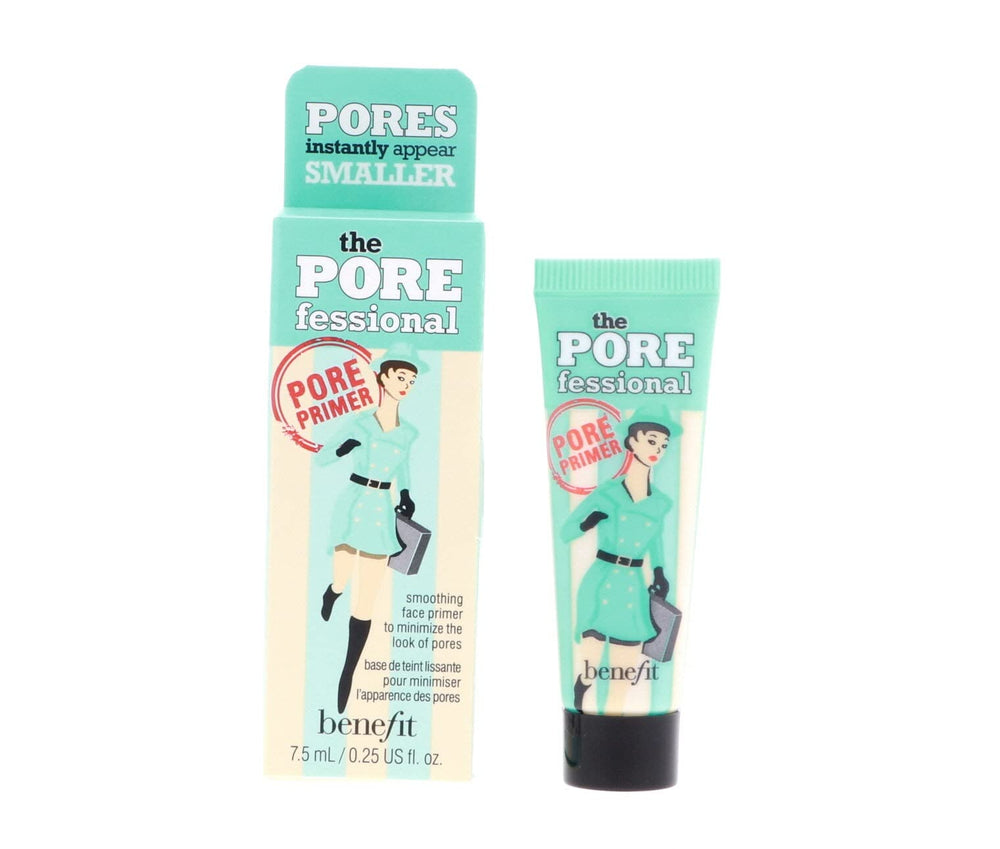 Benefit POREfessional front packaging showing compact tube and branding benefits