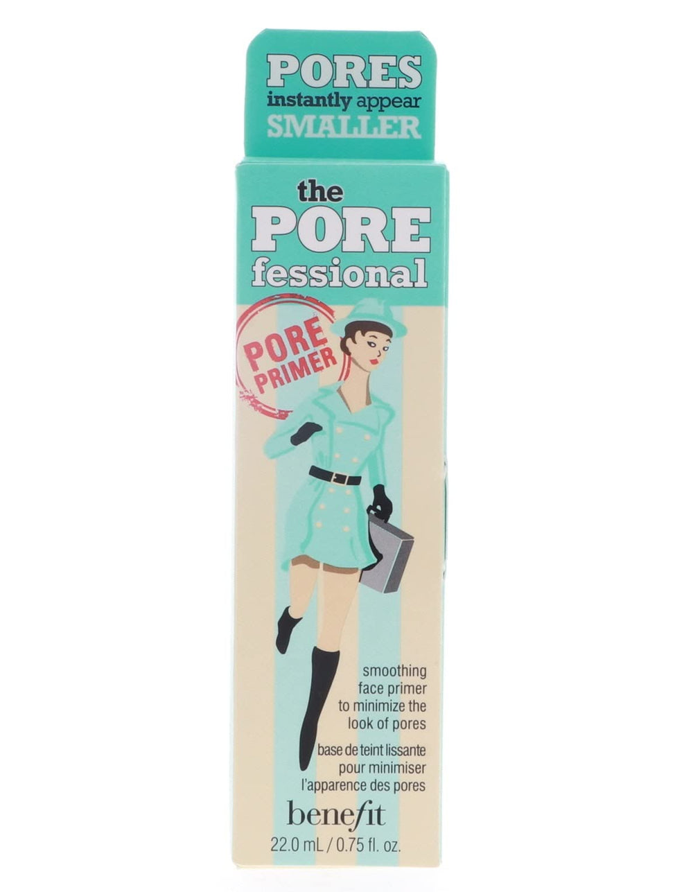 Benefit POREfessional twin tubes front packaging showing compact travel-ready primer