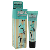 Benefit POREfessional primer bottle pump for pore-minimizing prep and smooth skin.