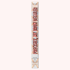 Benefit Precisely My Brow Detailer brow-application shot demonstrates microfine lines for clean, defined arches.
