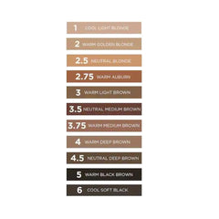 Benefit precisely my brow pencil in use drawing hair-like strokes for natural brows