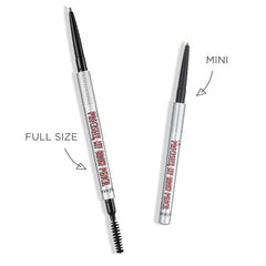 Benefit pencil texture stroke on skin demonstrating natural pigment and seamless blending