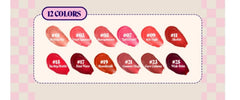 Benefit Splashtint spoon applicator closeup demonstrating precise application and glossy finish