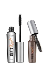 Benefit They're Real mascara front packaging showing brush and dramatic lash effect