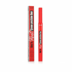 Benefit They're Real extreme precision eyeliner close-up shows a waterproof, sharp black line for lasting definition.