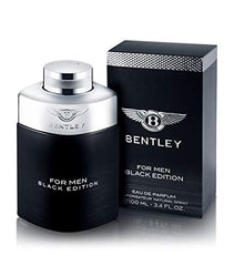 Bentley Black Edition EDP spray action, long-lasting fragrance throughout the day.