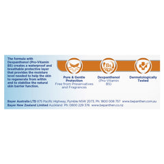 Bepanthen Tattoo Aftercare Ointment texture closeup emphasizes smooth application and hydration.