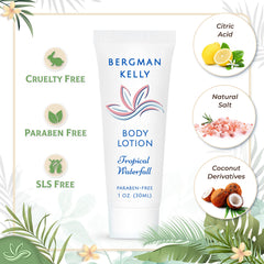 BERGMAN KELLY bulk hotel amenities packaging designed for easy restocking in hospitality settings.