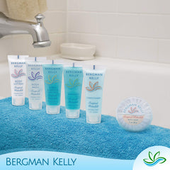 BERGMAN KELLY hotel bulk packaging image highlights 200 bottles ready for guest use.