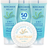BERGMAN KELLY round soap bar ready for guest rooms with refreshing cleansing.