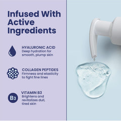 Berkland Auralux Hydrating Gel skin glow during microcurrent use.