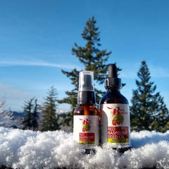 Berry Beautiful Raspberry Seed Oil dropper dispense shows lightweight daily use