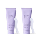 Bership 2pcs Hair Removal Cream packaging emphasizes value for sensitive skin routines.