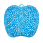 BESKAR Foot Scrubber Mat in shower shows deep-cleaning bristles for refreshed feet.
