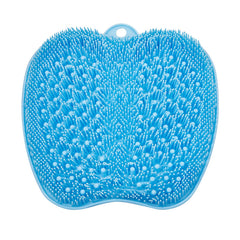 BESKAR Foot Scrubber Mat in shower shows deep-cleaning bristles for refreshed feet.