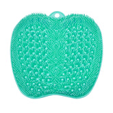 BESKAR XL foot-scrubber mat close-up of bristles for deep exfoliation in the shower.