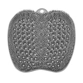 BESKAR XL Foot Scrubber Mat in shower top view offers deep foot cleaning and massage.