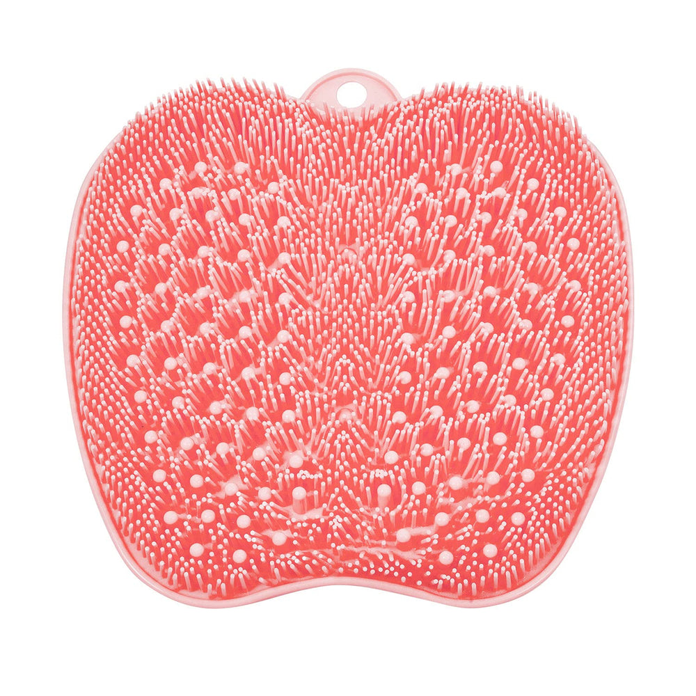 BESKAR XL Foot Scrubber Mat in shower for thorough foot cleansing