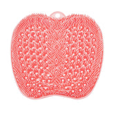 BESKAR XL Foot Scrubber Mat in shower for thorough foot cleansing