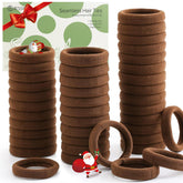 Bessrung 100pcs thick seamless hair ties pack shot for all hair types and daily wear.