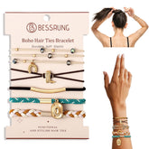 Bessrung western-hat-design hair tie collection for versatile daily styling