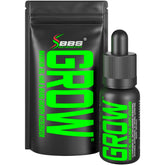 BBS Best Beard Stuff Grow Maximum bottle showcases premium organic growth formula for fuller beard.