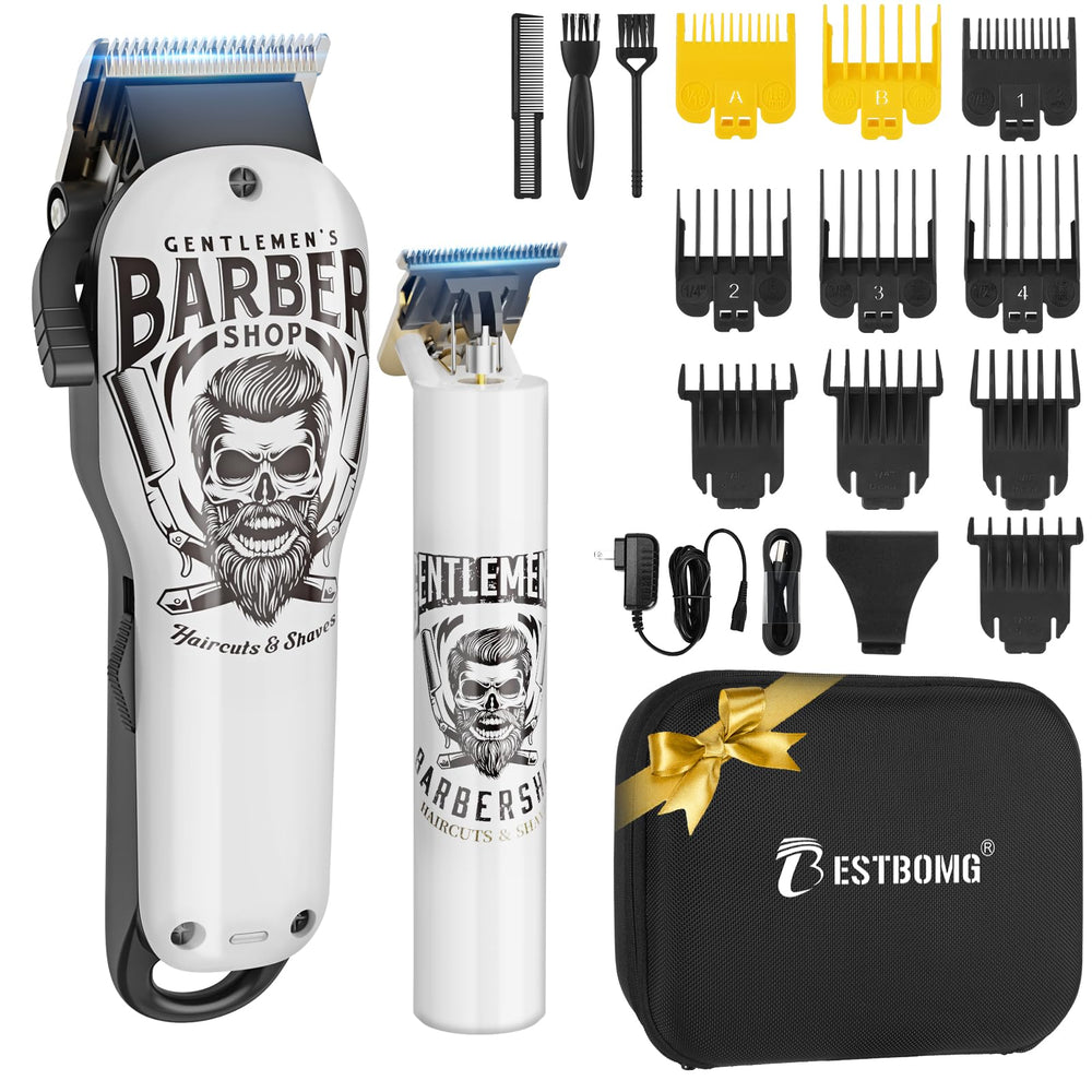 BESTBOMG hair clippers front view for home grooming and precise cuts.