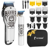 BESTBOMG hair clippers front view for home grooming and precise cuts.