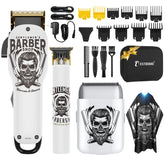 BESTBOMG hair clippers professional design enables precise fades for barber-grade results