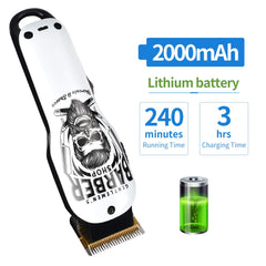 BESTBOMG updated hair trimmer rechargeable battery provides long runtime
