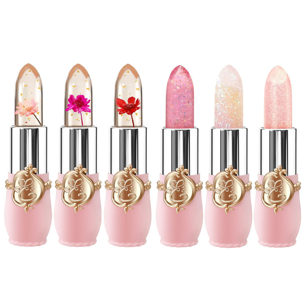 BestLand Flower Jelly Lipstick Set packaging closeup highlights luxe presentation and gifting appeal.