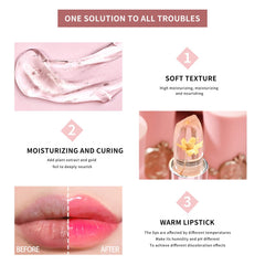 BestLand Temperature-change lip color adapts to lip heat for a personalized shade.