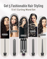 BESTOPE PRO 3-barrel waver demonstrates versatile curl options for different looks.