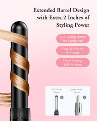 BESTOPE PRO 1.25 inch thick wand for bold, voluminous curls