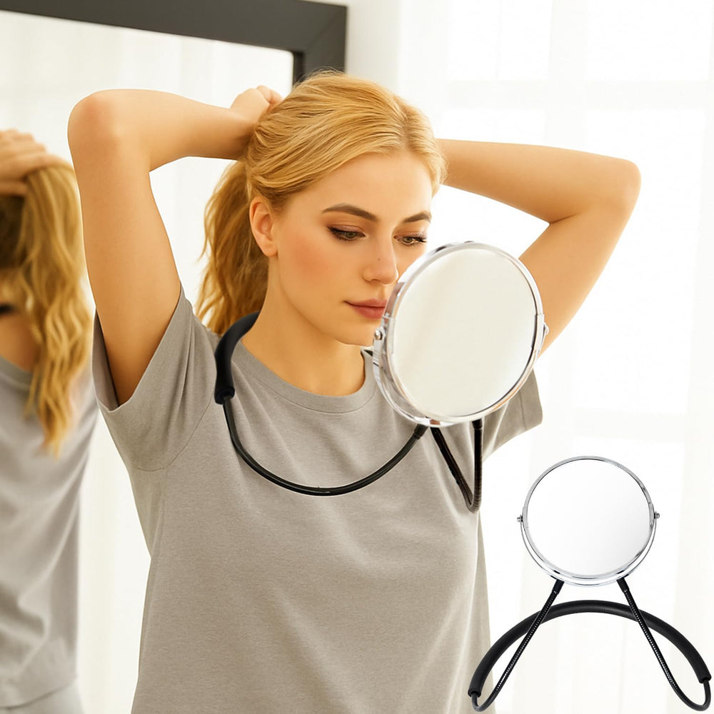 BESZONE double-sided mirror back-head view enables precise self haircuts.