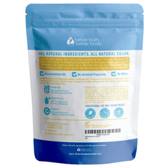 Better Bath Better Body detox bath salt pouch keeps product secure and fresh.