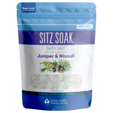 Better Bath Better Body Sitz Bath Soak pouch closeup showing BPA-free packaging for easy storage.