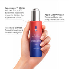 Better Not Younger dropper dispensing serum highlighting controlled application