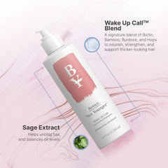 Better Not Younger Wake Up Call front label highlights color-safe cleanse