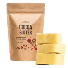 Better Shea Butter cocoa butter raw block closeup for skin hydration