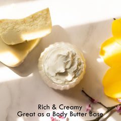 Better Shea Butter refined unscented bar packaging detail highlights purity