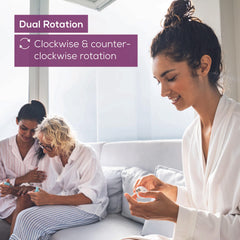 Beurer MP32 rotation control showing clockwise and counterclockwise option