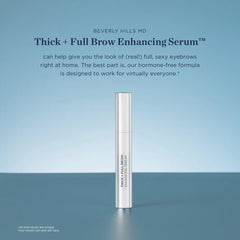 Beverly Hills MD Thick + Full Brow Serum applicator brush for targeting sparse brow areas.